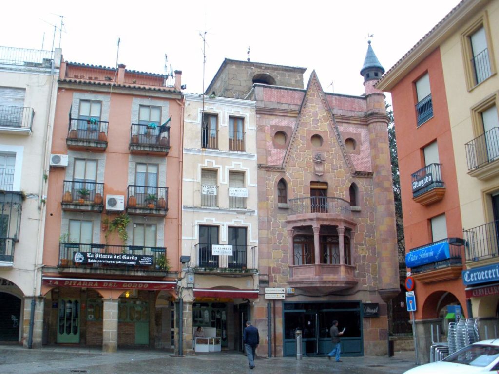 Plaza Mayor de Plasencia — fotografía de archivo